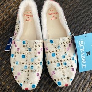 Scrabble Toms Slip Ons